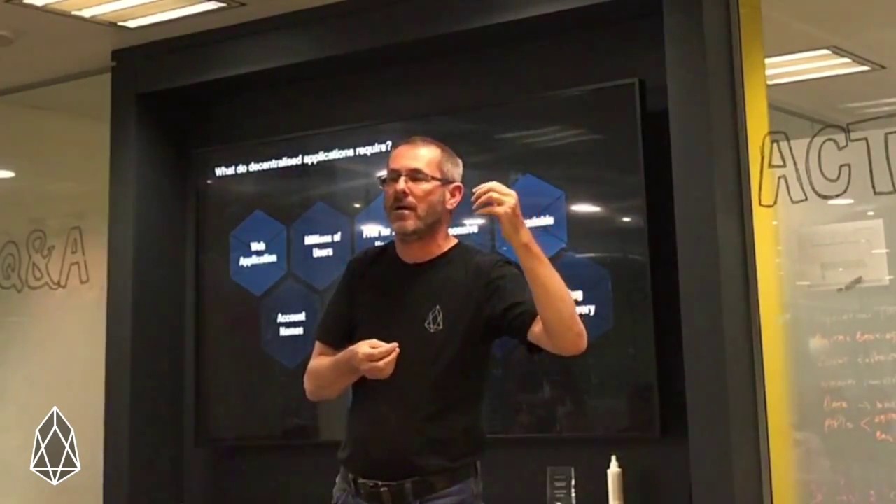 EOS block one Keynote @ Blockchain Ecosystem