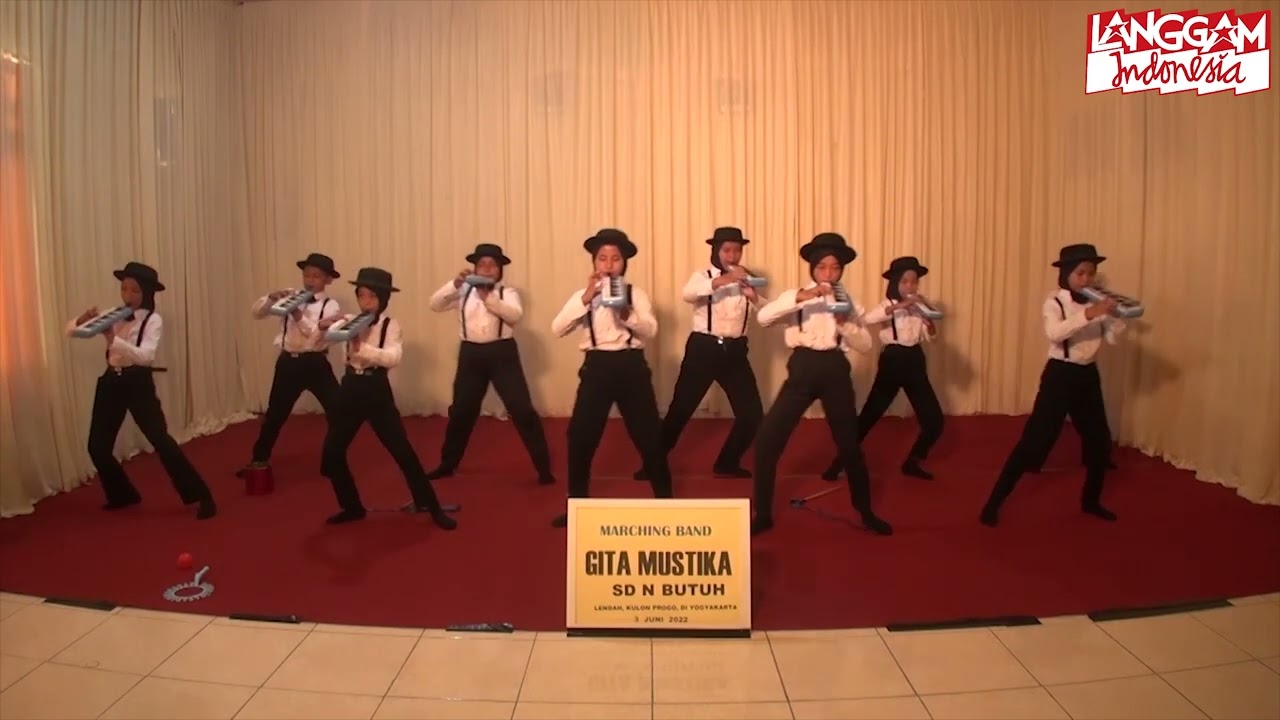 Ensemble Pianika Junior | Marching Band Gita Mustika | Langgam Indonesia Virtual XXXIV/2022