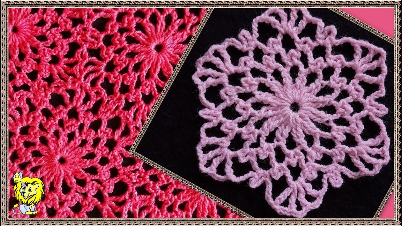 МОТИВ КРЮЧКОМ. ШЕСТИУГОЛЬНИК