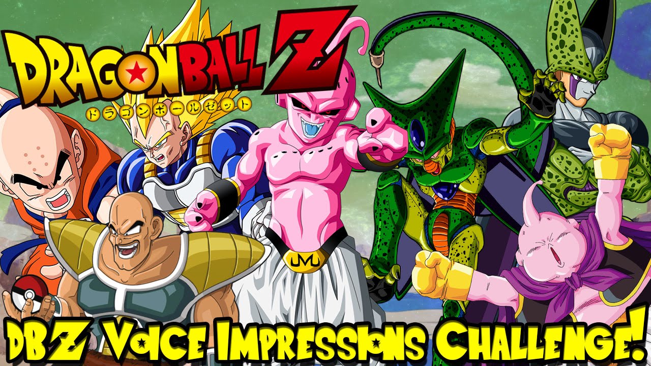 DRAGON BALL Z VOICE IMPRESSION CHALLENGE! Challenge Yourselves As