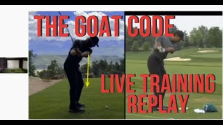 Why Your CORE Is So Important And How To Use It Correctly In The Golf Swing - The GOAT Code Live