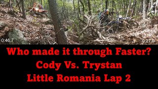 Trystan Hart vs Cody Webb: Battle of the Goats - Little Romania Lap 2: Who went Faster?