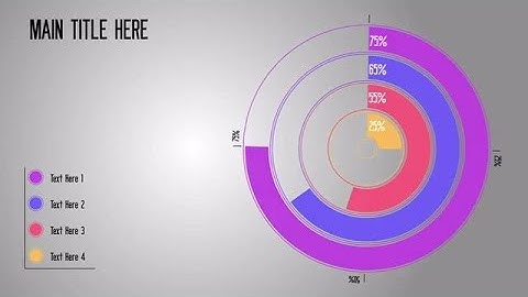 Infographic Color Wheel And Bars Motion Graphics Templates
