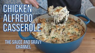 Don’t Miss Out Try THIS Loaded Chicken Alfredo Casserole Recipe: Creamy & Delicious Homemade Sauce