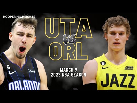 Utah Jazz vs Orlando Magic Full Game Highlights | Mar 9 | 2023 NBA Season