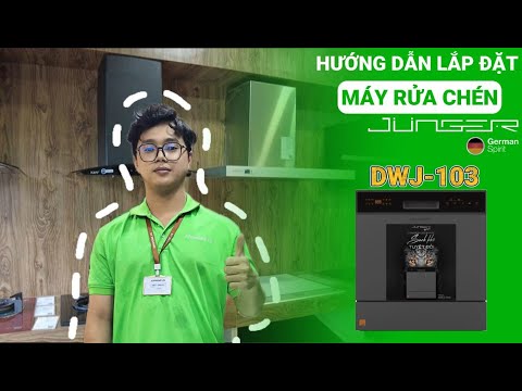 Video Máy rửa chén độc lập Junger Leopard DWJ-103