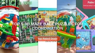 Cheap & Best Top 5 3D Maze Ball Puzzles For Coordination Unboxing & Review - 3D Maze Ball Kids Balan screenshot 5