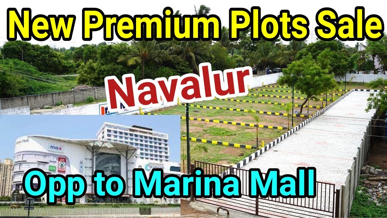 plot for sale Chennai, Omr navalur toll near dtcp plot for sale