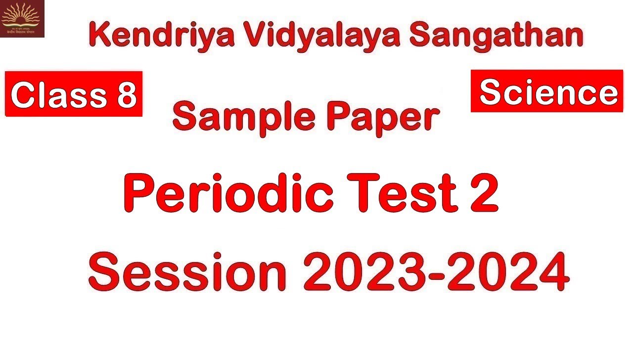 KVS PT2 Science Class 8 Question Paper with Solution Sample