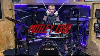 Motley Crue - Dr Feelgood - Drum Cover 🥁 Age 8!