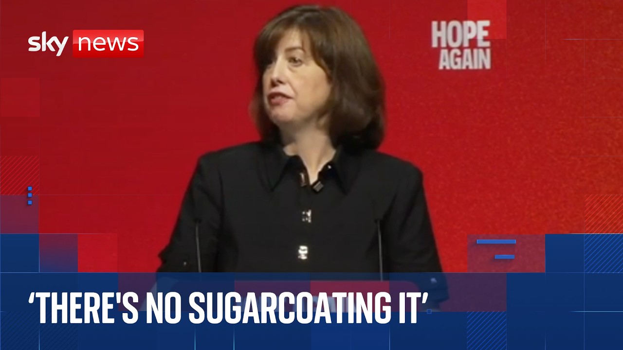 Deputy Labour leader Lucy Powell speaks at conference