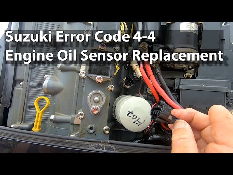 Suzuki Error Code 4-4 How to Replace an Oil Pressure Sensor