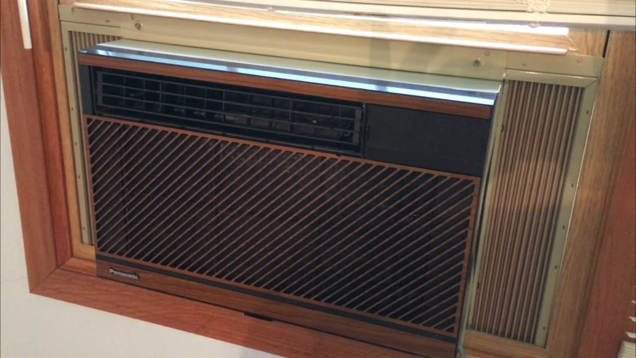 1989 Panasonic 5000 BTU air conditioner out of the case YouTube