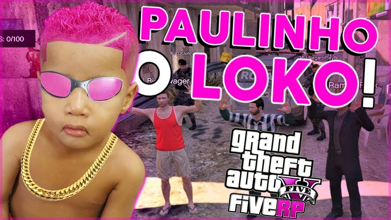 ZOANDO OS ASS@LT4NTES no GTA RP (Paulinho o LOKO)