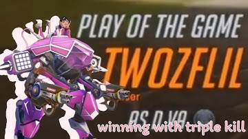 Once again winning POTG | D.va gameplay in open queue competitive (Overwatch 2)