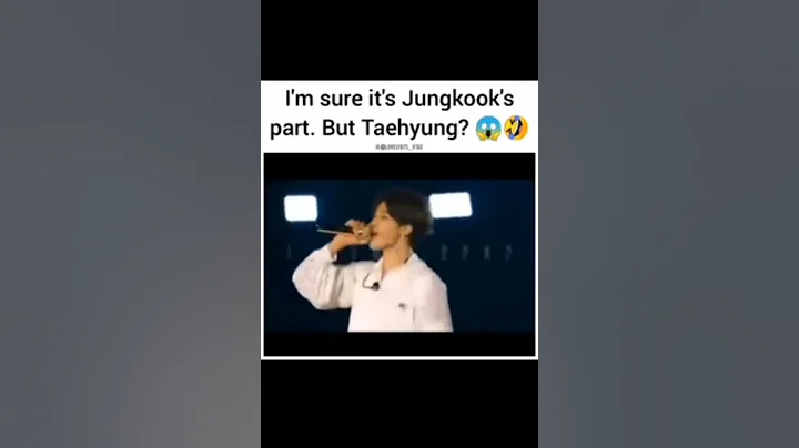 when jk voice changed into taehyung's...
