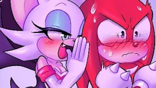 HE'S MAD! Knuckles and Rouge Vs Deviant Art