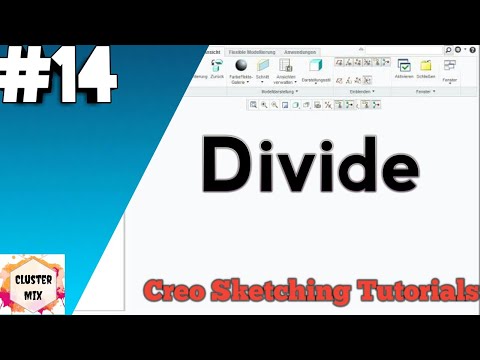 Divide in Creo || Creo Sketching Tutorials