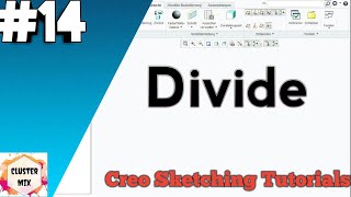 Divide in Creo || Creo Sketching Tutorials Creo Tutorial Split Surface Command In Creo Creo Tutorial For Beginner