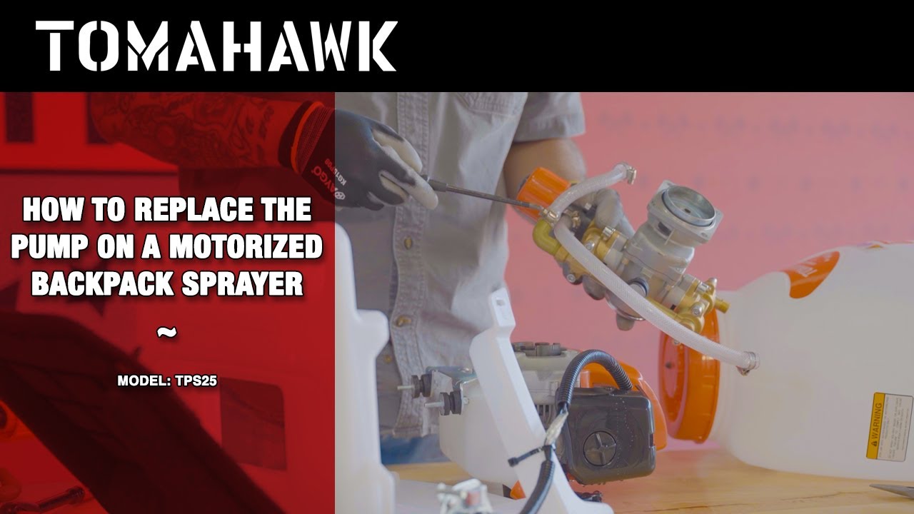 How to Replace the Pump on a Tomahawk Motorized Sprayer 