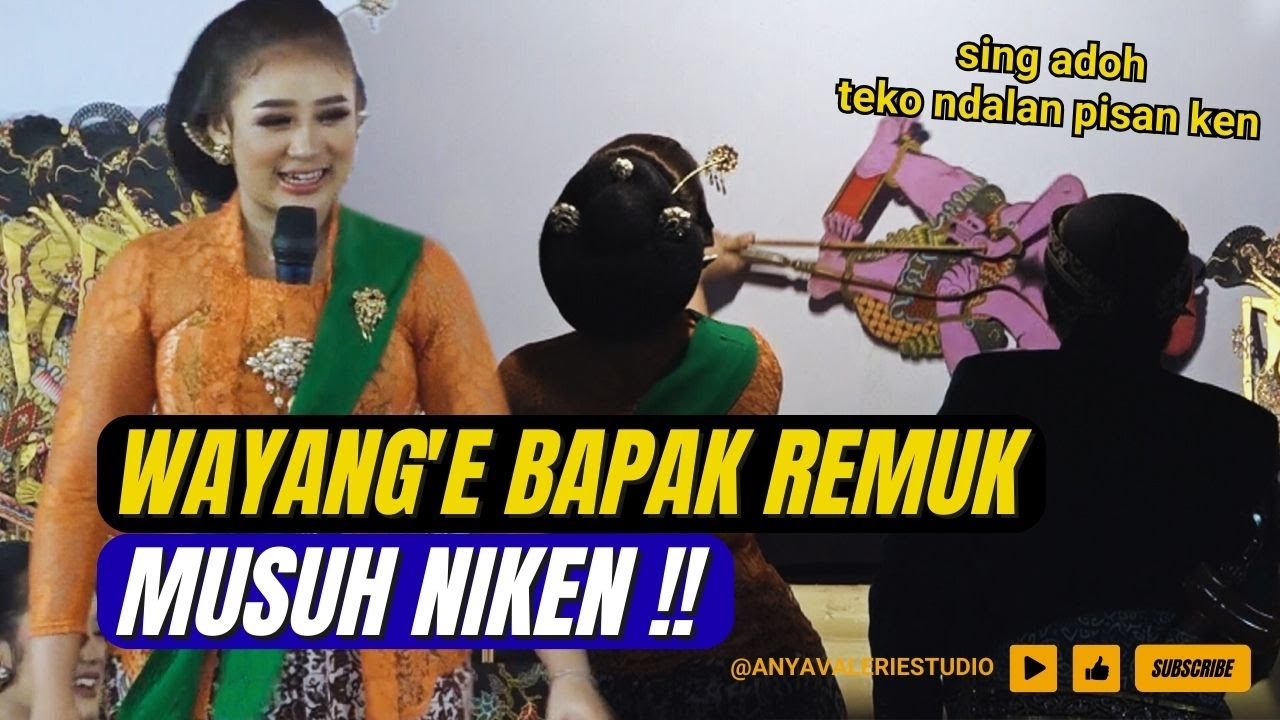 Niken Salindry Ndalang 👍 - Nganti remuk wayang'e Bapak 😂 PART 1