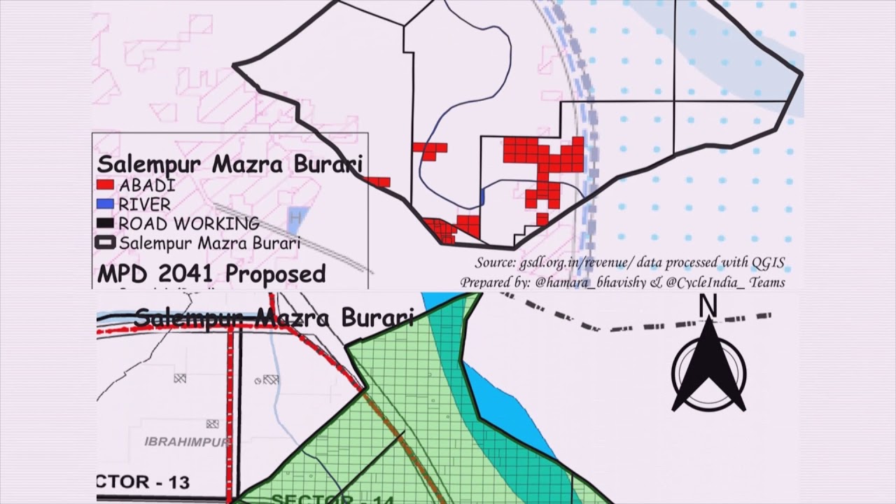 Salempur Mazra Burari, declared-urban village of Delhi, awaits planned urbanization