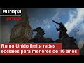 Reino Unido prohíbe el acceso a redes sociales para los menores de 16 años