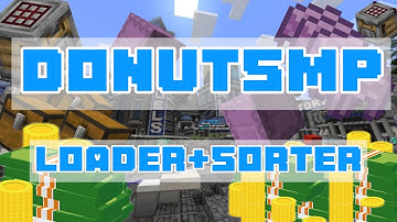 How to Build the BEST Shulker Loader Minecraft Donut SMP + Item Sorter Tutorial