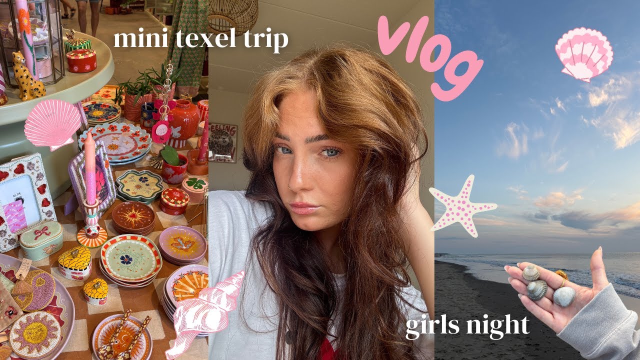 TEXEL VLOG 🐚  en girls night met de besties || Noa Quist
