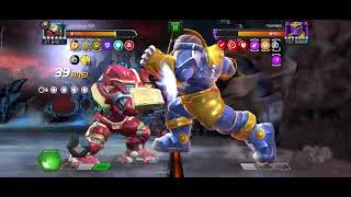 Mcoc AQ raids Hulkbuster vs Thanos