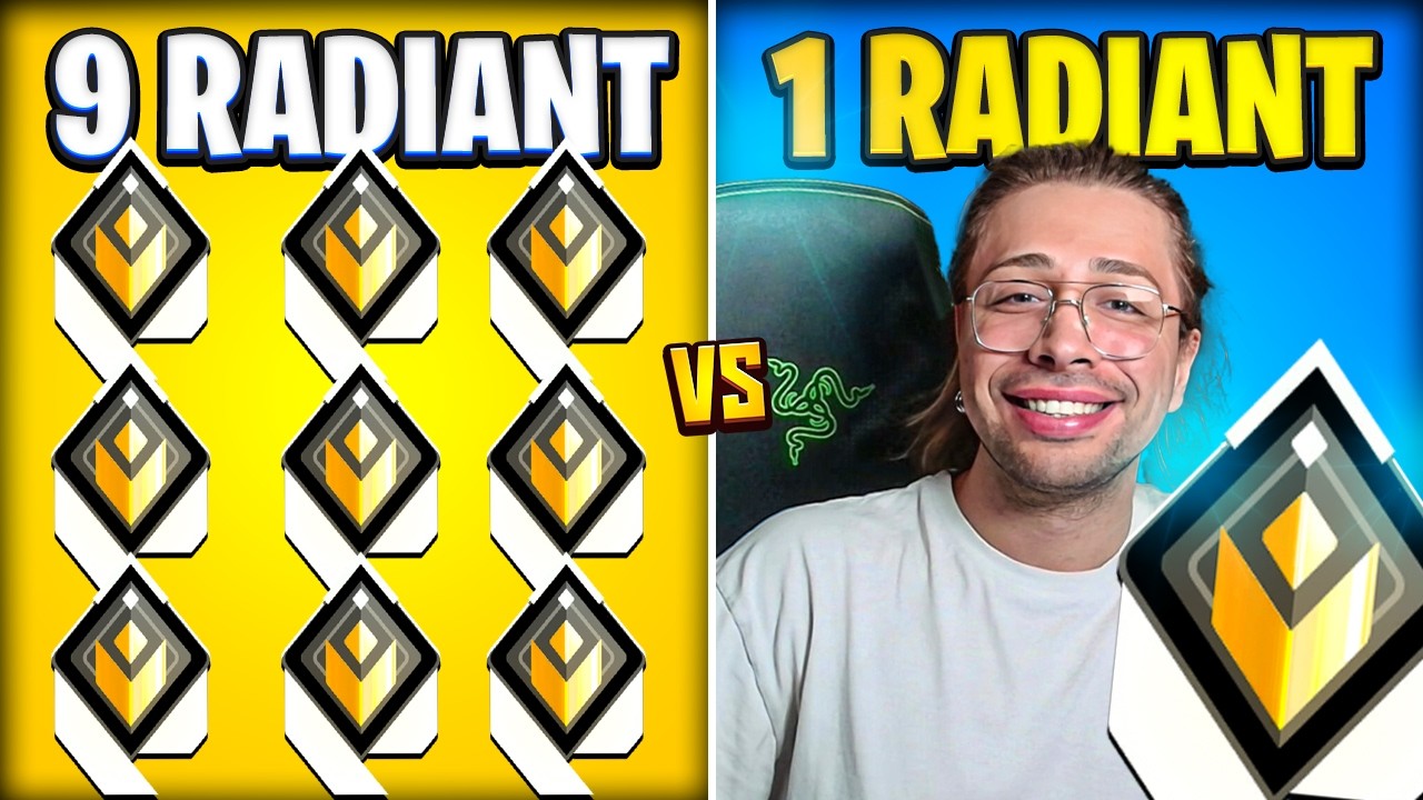 1 RADİANT, 9 RADİANT'a karşı! (SAÇ KESME CEZALI) Valorant