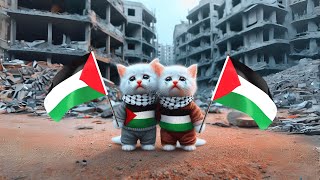 Download lagu Lagu Atuna tufuli - Anak Anak Kucing Kibarkan Bendera Palestina