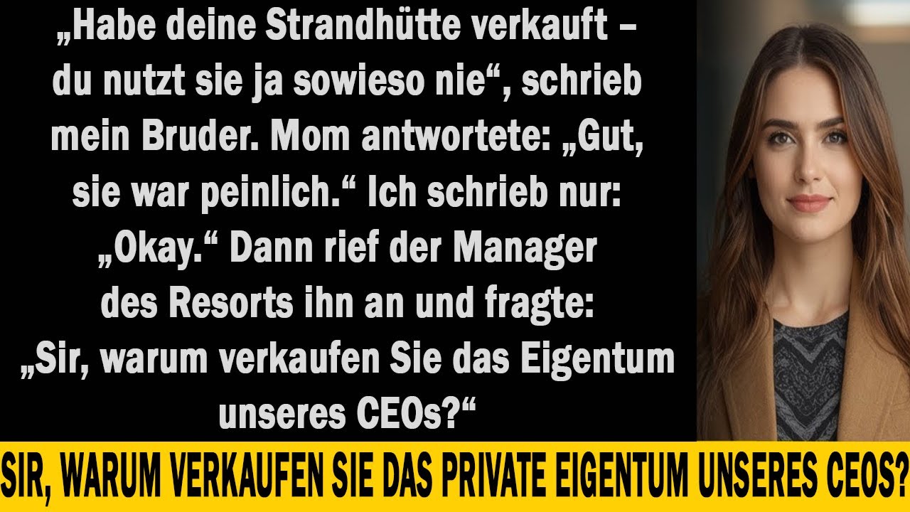 Mein Bruder verkaufte mein „wertloses“ Strandhaus – nicht wissend, dass mir das ganze Resort gehört.