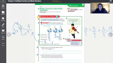 Lesson 8.3: Multiply a Fraction by a Whole Number Using Models