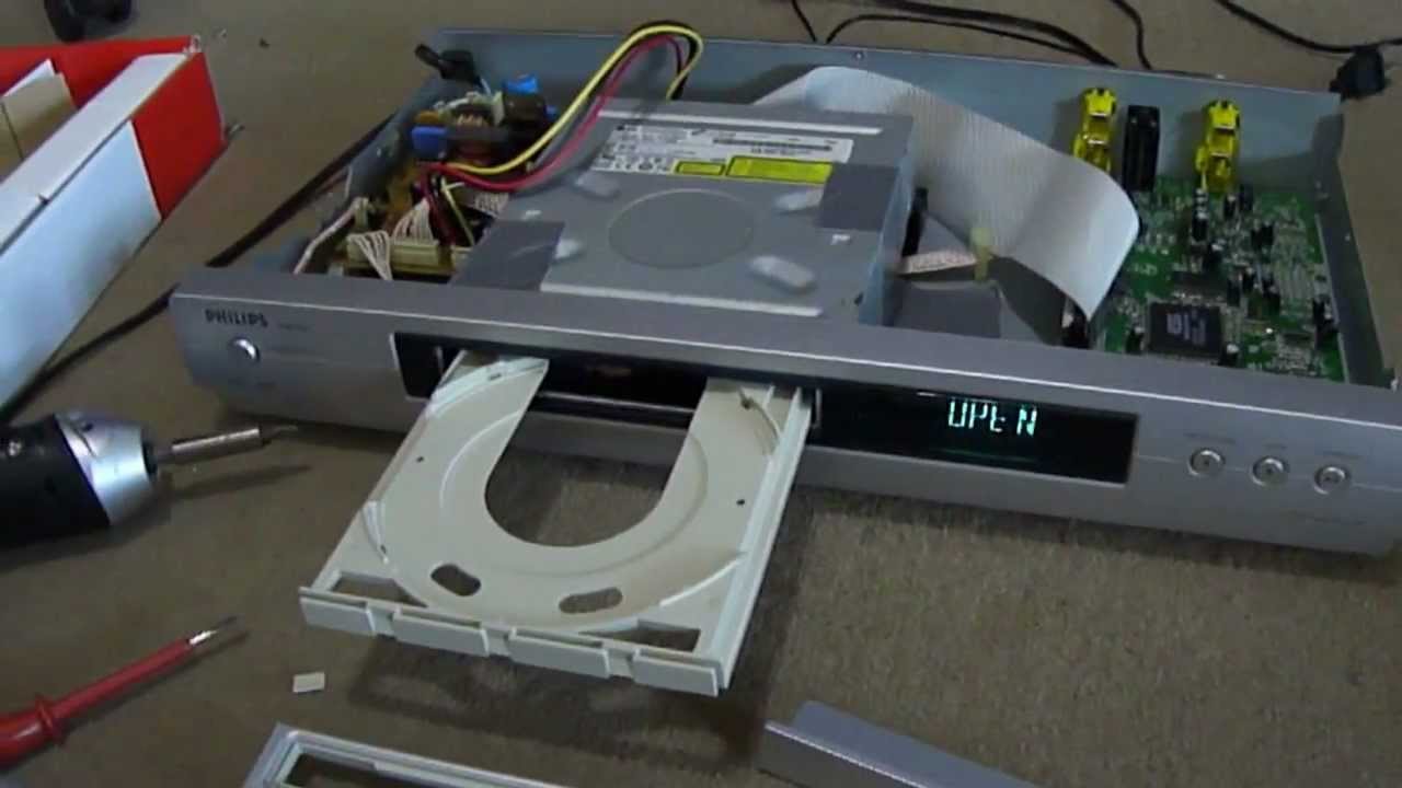 DVD Player Philips DVD615 funciona com drive IDE para computador PC [gambiarra]