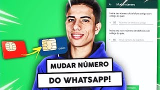 Como MUDAR O NÚMERO do WhatsApp (SEM PERDER NADA)