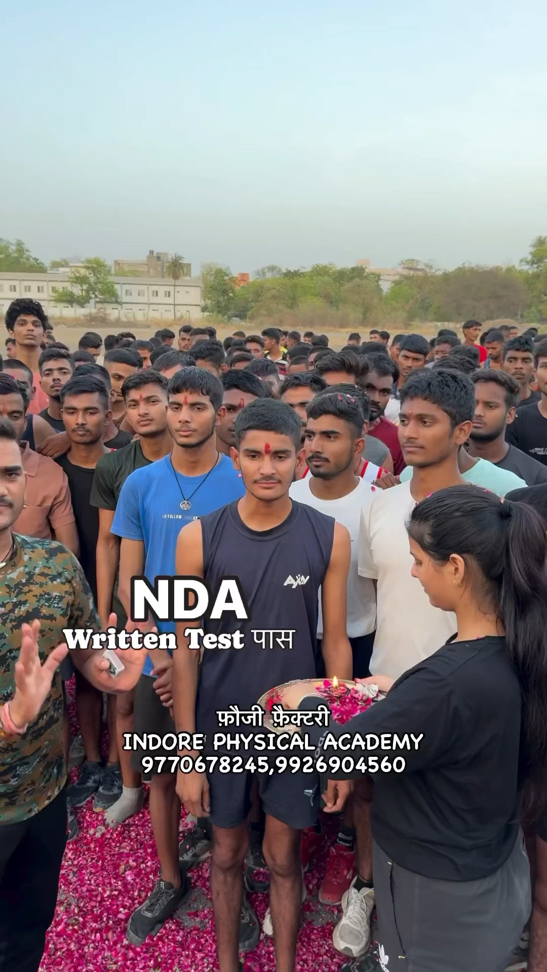 पहली बार NDA Written Test पास Academy से