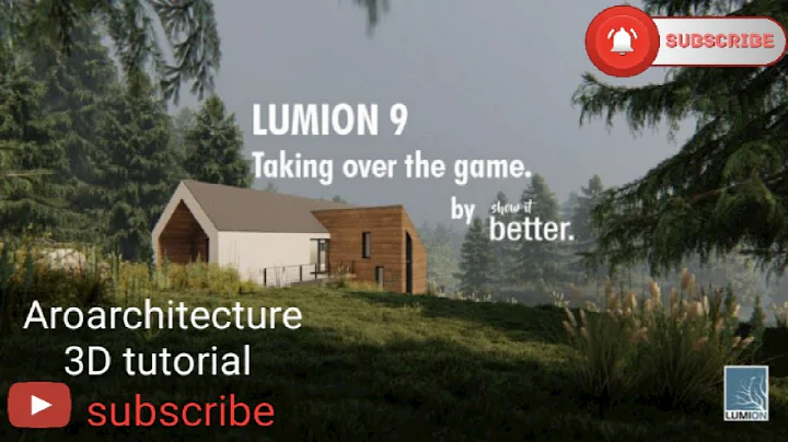 1-- Lumion 9 Getting Started & Import Your Design    3D Render Tutorial