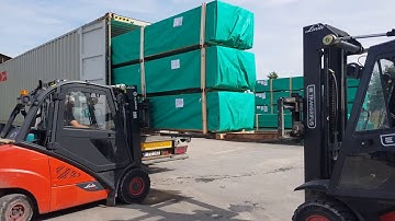 Eurodita loading container to China