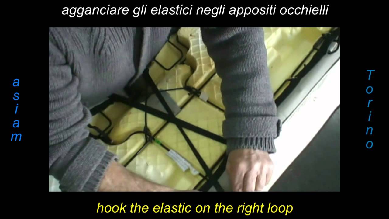 MONTAGGIO FODERE ASIAM - SEDILI POSTERIORI PANDA 2012