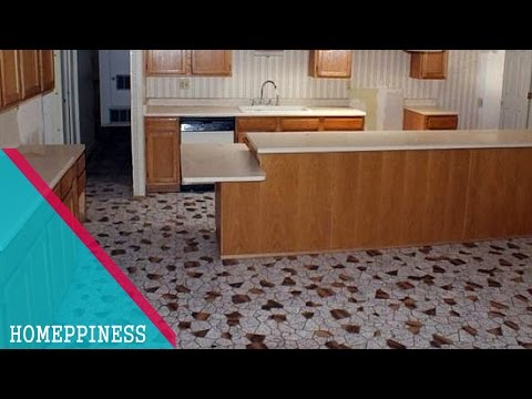 KITCHEN REMODELING IDEAS 2017 | 25+ Vintage Kitchen Floor Tiles Ideas With Oak Cabinets