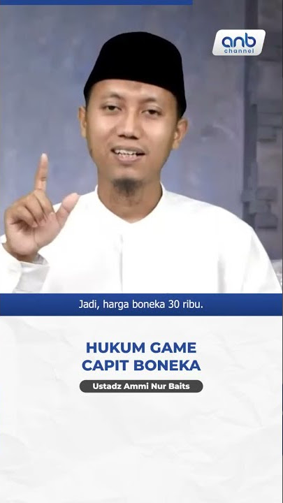 Kajian Islam : Hukum Bolehkah Mainan Mesin Capit Boneka Koin Claw Machine Catch Doll Toy Gharar