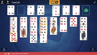 Microsoft Solitaire Collection - FreeCell [Hard] | April 5th 2018: Play 2 Tens to the Foundation