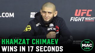Khamzat Chimaev thought Gerald Meerschaert didn't want to be there ahead of one-punch knockout
