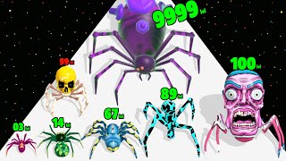 Spider Evolution : Runner Game - Level Up Spider Max Level Gameplay (Big Update) screenshot 4