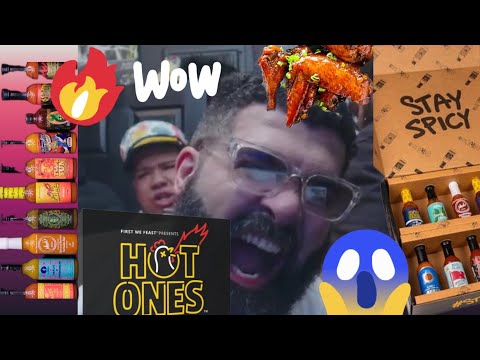 El Challenge De Hot Ones ♨️🐔! En La Cabina De Capi! 😤🫡#hotones #lacabina #caliente #streamers #spicy