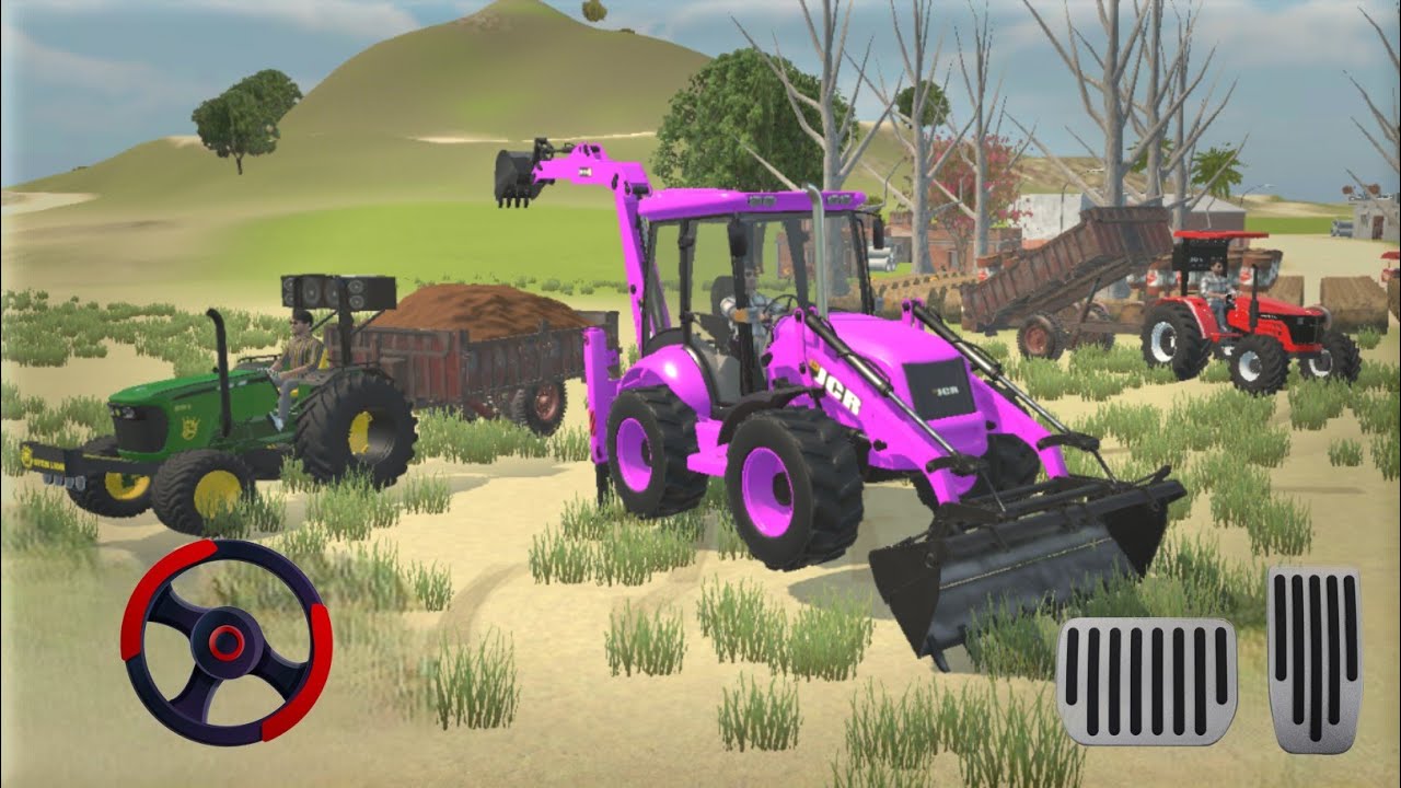 Farming simulator game mini trolly loder  