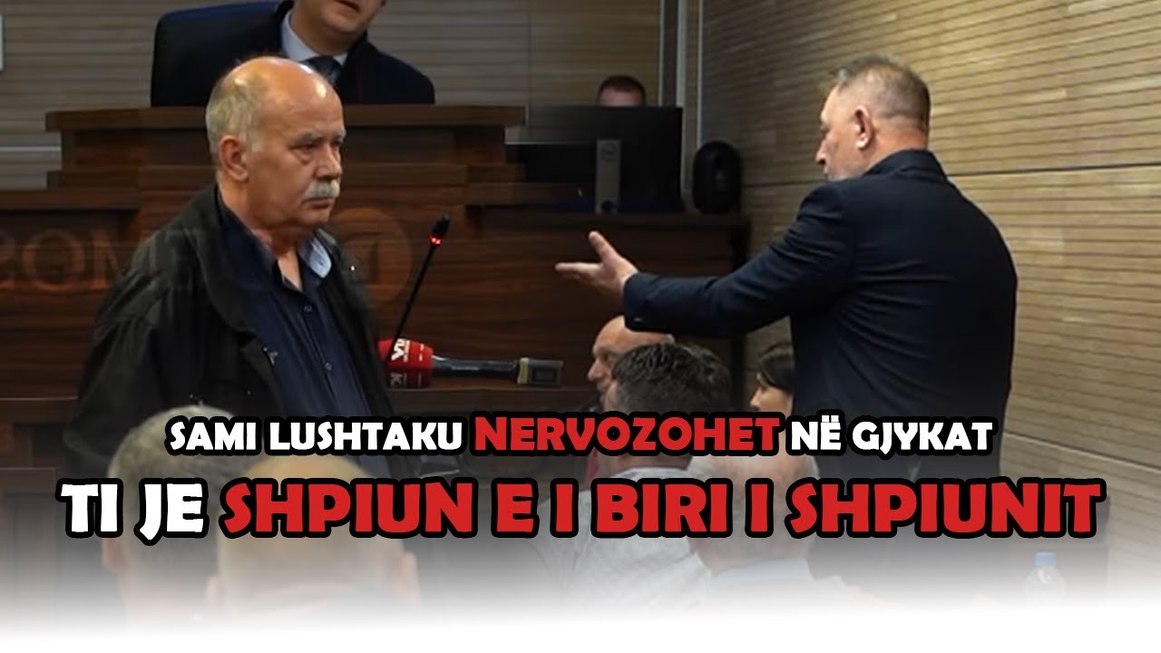 Sami Lushtaku nervozohet me dëshmitarin Nazmi Maloku në Gjykatë: Ti je shpiun e i biri i shpiunit