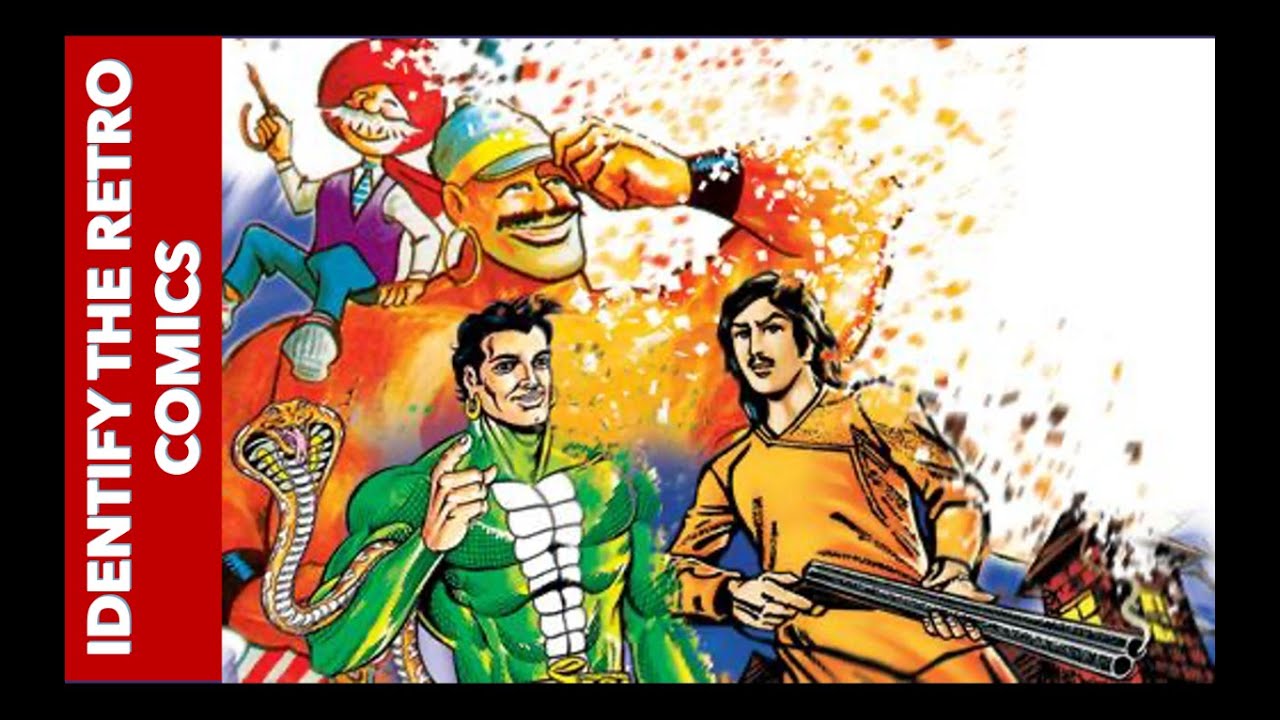 Identify the Iconic Comics Stars - Nostalgia !!