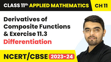 Derivatives of Composite Functions & Exercise 11.3 | Class 11 Applied Mathematics Chapter 11